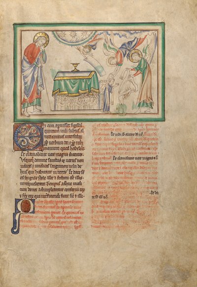 The Opening of the Fifth Seal: The Souls of the Dead Receiving White Robes by Unbekannt Unbekannt